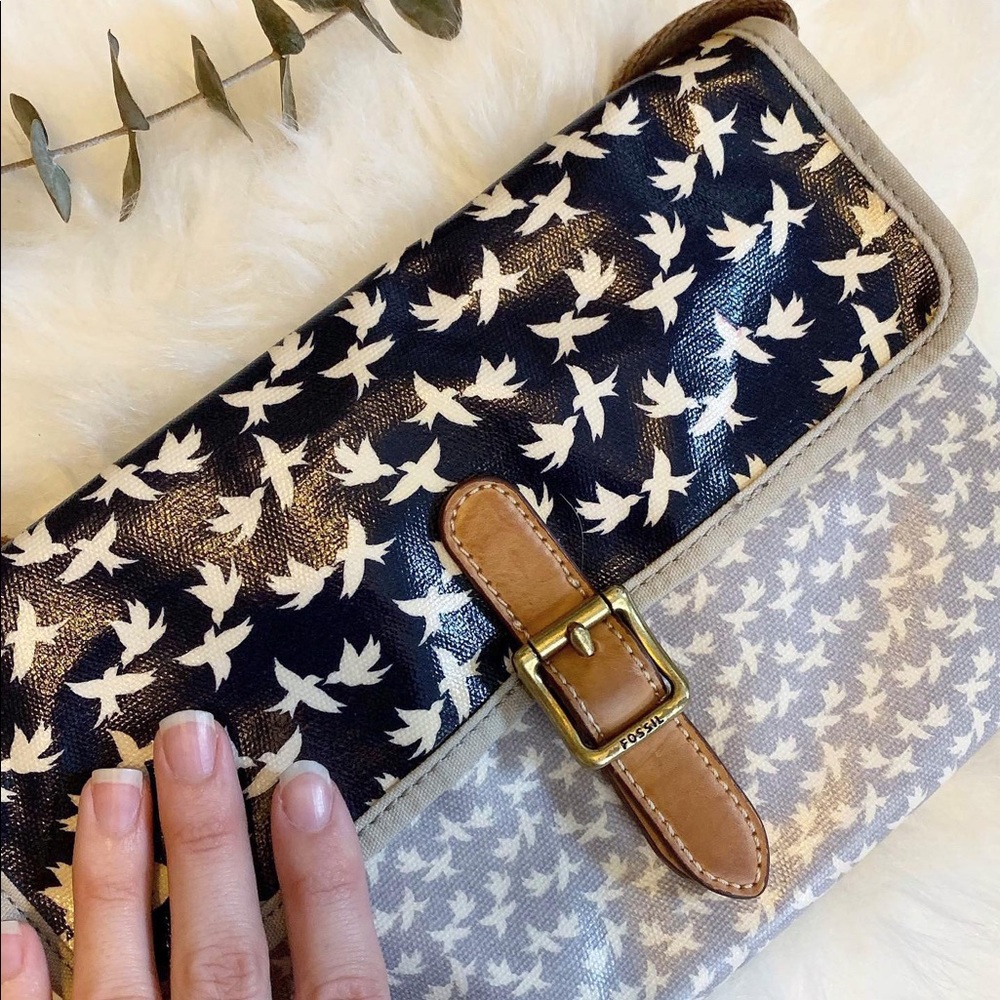 Fossil Bird Crossbody Purse